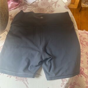 Athleta teal blue  High-Rise Bike Shorts